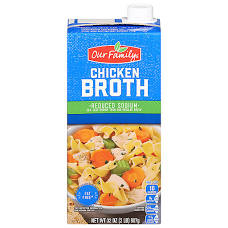 Our Family Chicken Broth, Reduced Sodium, 32oz