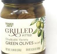 Trader Joe's Grilled Pitted Green Olives, 11.64oz
