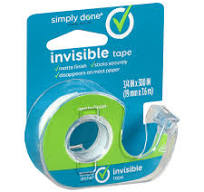 Simply Done Invisible Tape, 3/4in x 300in, 1 ct