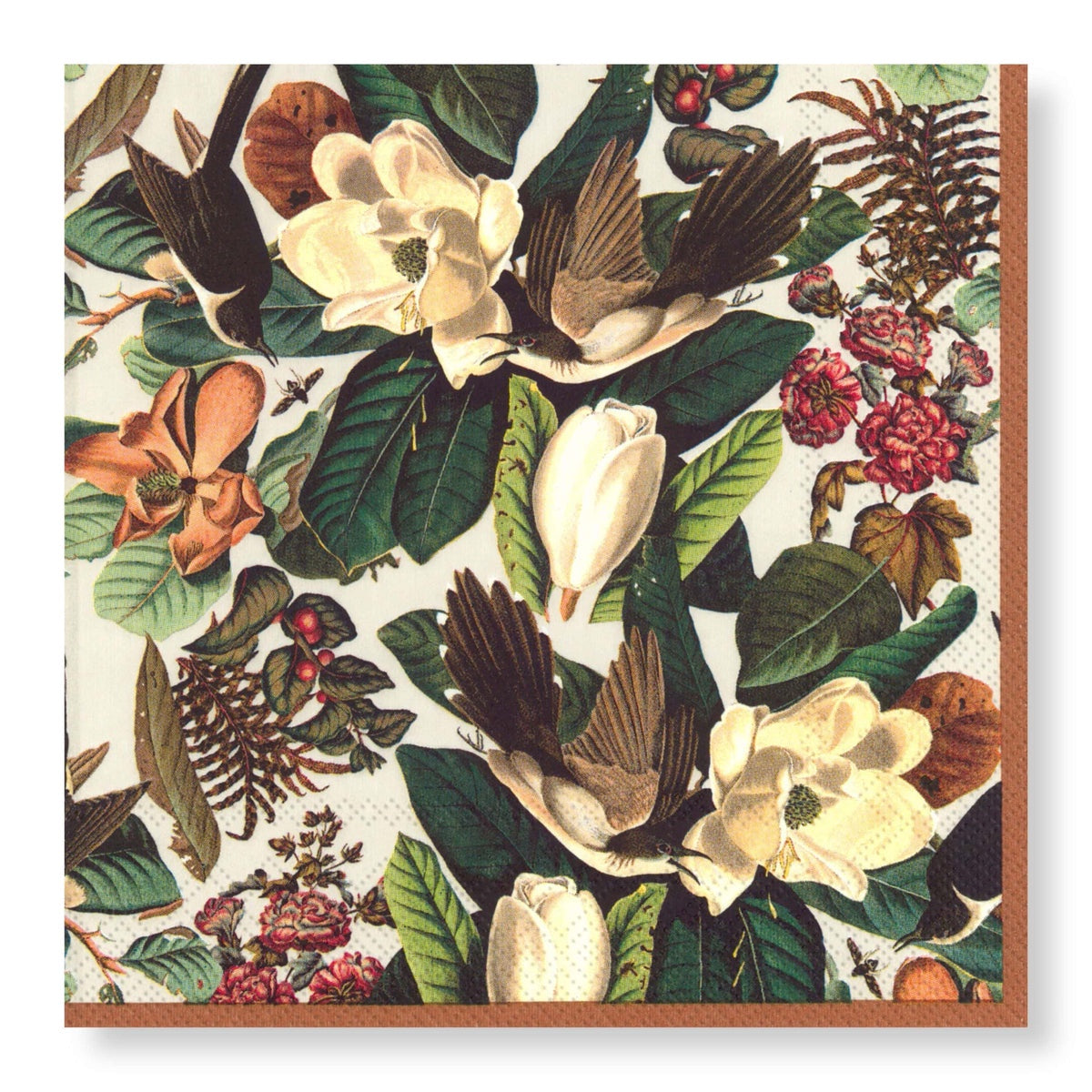 Manor Road Magnolia Blooms Cocktail Napkins, 20pk