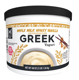 Members Mark Greek Yogurt, Honey Vanilla, 48 oz