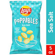 Lays Poppables Sea Salt Potato Snacks, 5 oz