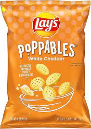 Lay's Poppables White Cheddar Potato Snacks, 5 oz