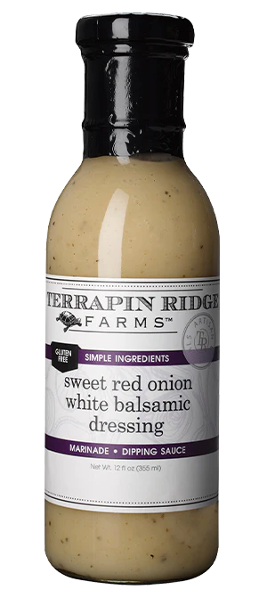 Terrapin Ridge Farms Sweet Red Onion White Balsamic Dressing, 12 oz