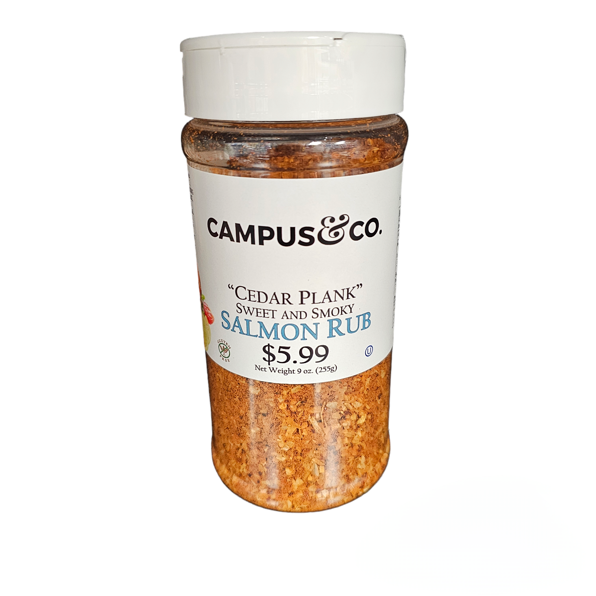 Campus&Co. Cedar Plank Salmon Rub, 9 oz