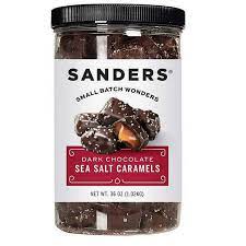 Sanders Dark Chocolate Sea Salt Caramels, 36oz