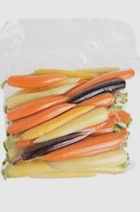 3 Color Baby Carrots w/ Tops, 16 oz