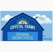 Crystal Farms Original Cream Cheese, 8 oz