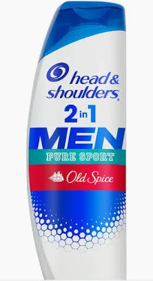 Head & Shoulders 2in1 Mens Pure Sport Old Spice Shampoo & Conditioner, 20.7 oz