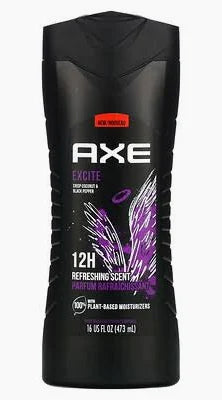 Axe Body Wash, Excite, 16 oz