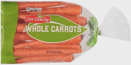 Our Family Whole Carrots, 1 lb