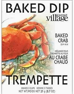 Gourmet du Village Baked Dip Mix, Baked Crab, 0.7 oz