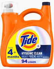 HE Tide Liquid, Hygienic Clean Heavy Duty, 132 oz