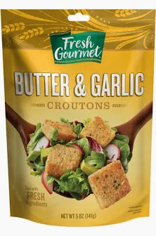 Fresh Gourmet Butter & Garlic Croutons, 5 oz