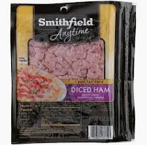 Smithfield Anytime Favorites, Diced Ham, 8 oz