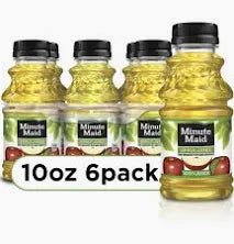 Minute Maid Apple Juice, 6 pk, 10 oz