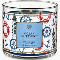 Bath & Body Works 3-Wick Candle, Ocean Driftwood, 14.5 oz