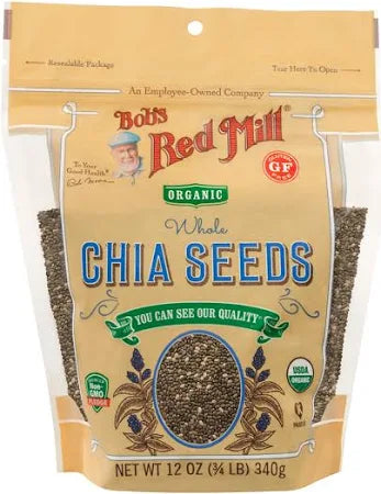 Bob's Red Mill Organic Whole Chia Seeds, 12oz