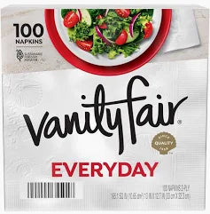 Vanity Fair Everyday Casual Napkins, 100 ct