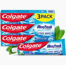 Colgate Max Fresh Cool Mint with Whitening Strips, 6.3oz