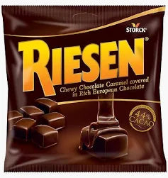 Storck Riesen Chewy Chocolate Caramel Covered in Rich European Chocolate, 5.5 oz