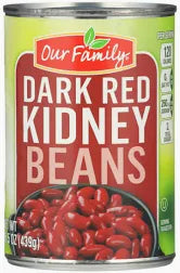 Our Family Dark Red Kidney Beans, 15.5 oz