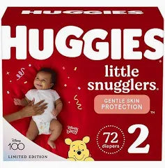 Huggies, Little Snugglers, 72 ct., size 2