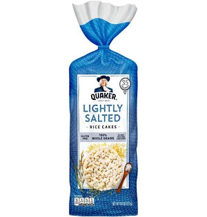 Quaker Rice Cakes, Lightly Salted, 4.47oz