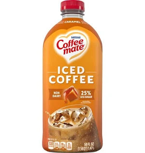 Coffee-Mate Iced Coffee, Caramel, 50 fl oz