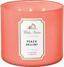 Bath & Body Works 3-Wick Candle, Peach Bellini, 14.5 oz