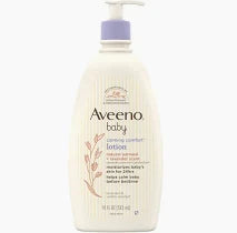 Aveeno Calming Baby Lotion, Lavender Oatmeal, 18 oz