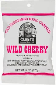 Claeys Old Fashioned Hard Candies, Wild Cherry, 6 oz