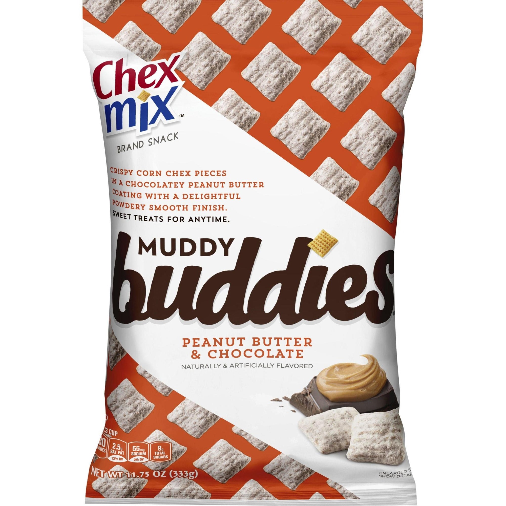 Chex Mix Muddy Buddies, Peanut Butter & Chocolate, 11.75 oz