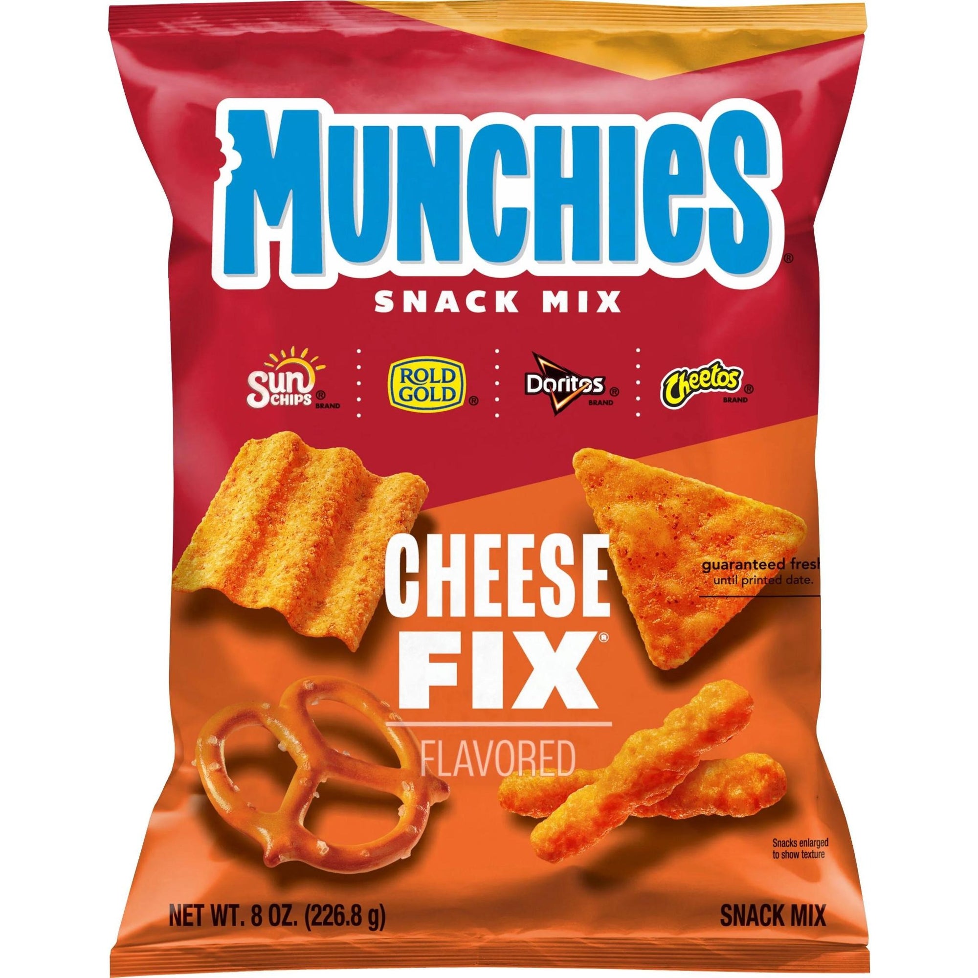 Munchies Snack Mix, Cheese Fix, 8 oz