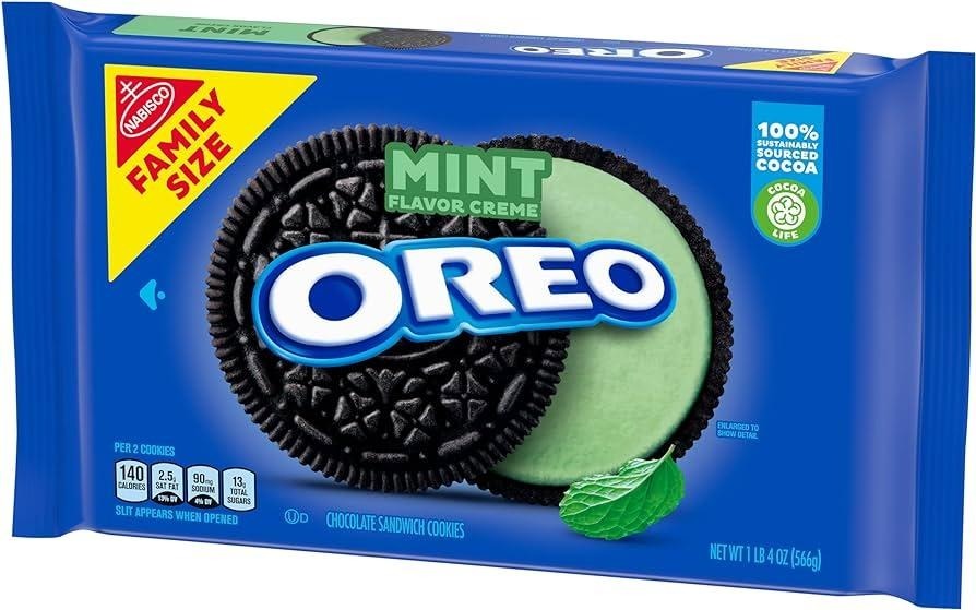 Mint Oreo Family Size, 530g