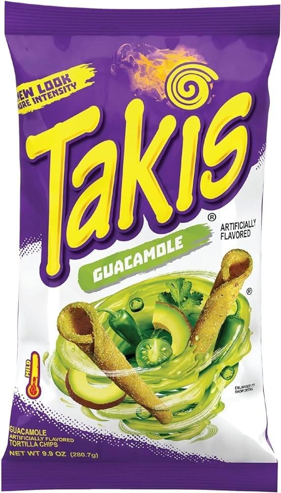 Takis  Guacamole Rolled Tortilla Chips, 9.9 oz