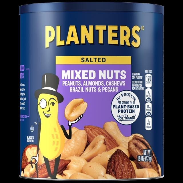 Planters Salted Mixed Nuts, 15 oz