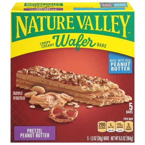 Nature Valley Crispy Creamy Wafer, Pretzel Peanut Butter, 6.5 oz