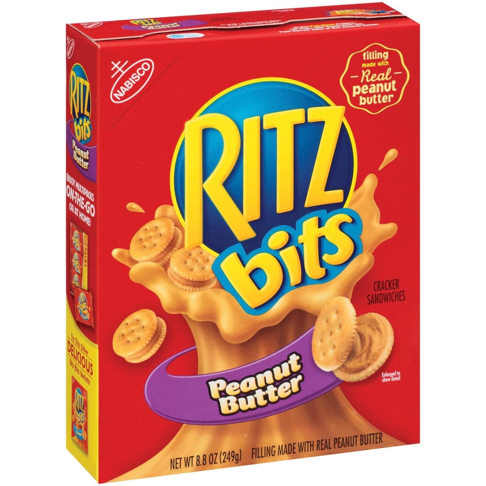 Ritz Bits, Peanut Butter, 8.8 oz