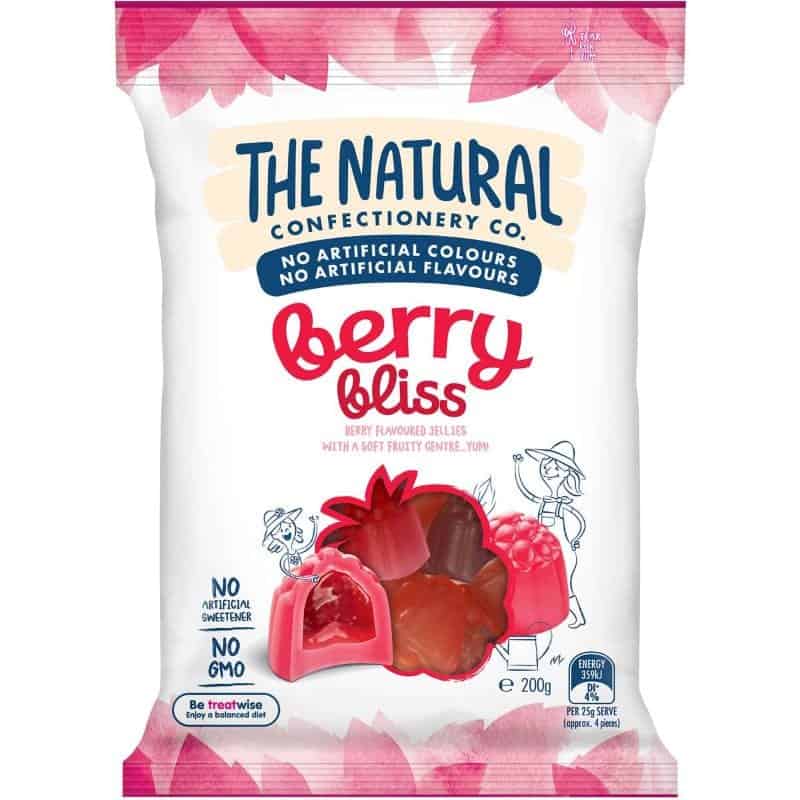 The Natural Confectionery Co.  Berry Bliss Jellies, 180g