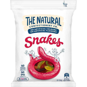 The Natural Confectionery Co Snakes, 230 g