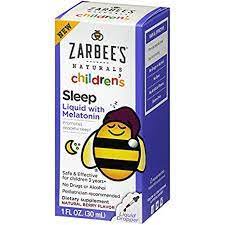 Zarbee's Naturals Children's Sleep Liquid Melatonin, 1 oz