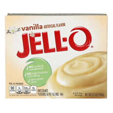 Jell-o Instant Pudding, Vanilla, 3.4 oz