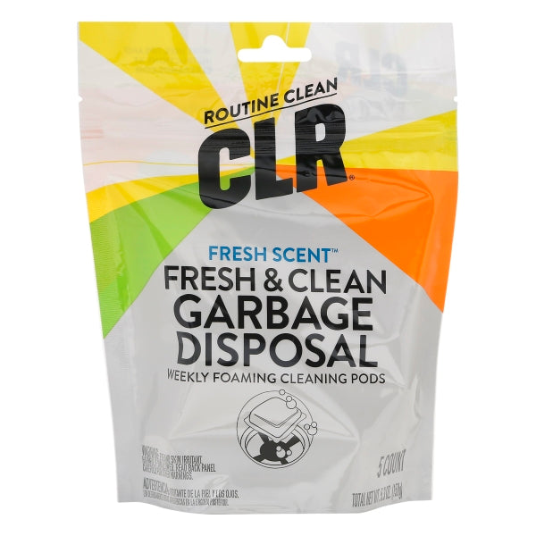 CLR Fresh Scent Garbage Disposal Cleaning Pods, 5 ct