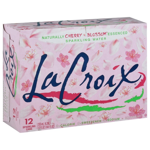 La Croix Cherry Blossom Sparkling Water, 12 oz, 12 ct