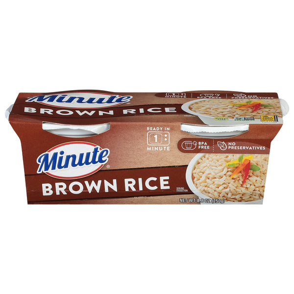 Minute Brown Rice, 2 ct, 8.8 oz