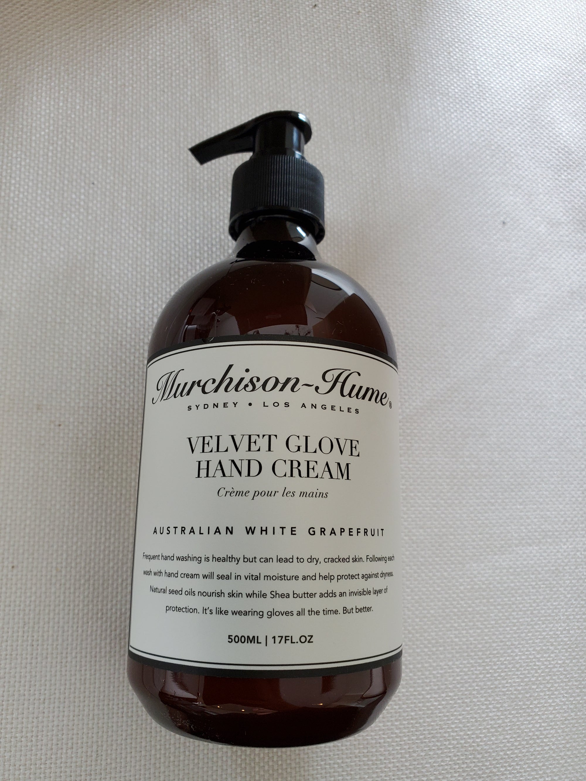 Murchison Hume, Velvet Glove Hand Cream, 500ml