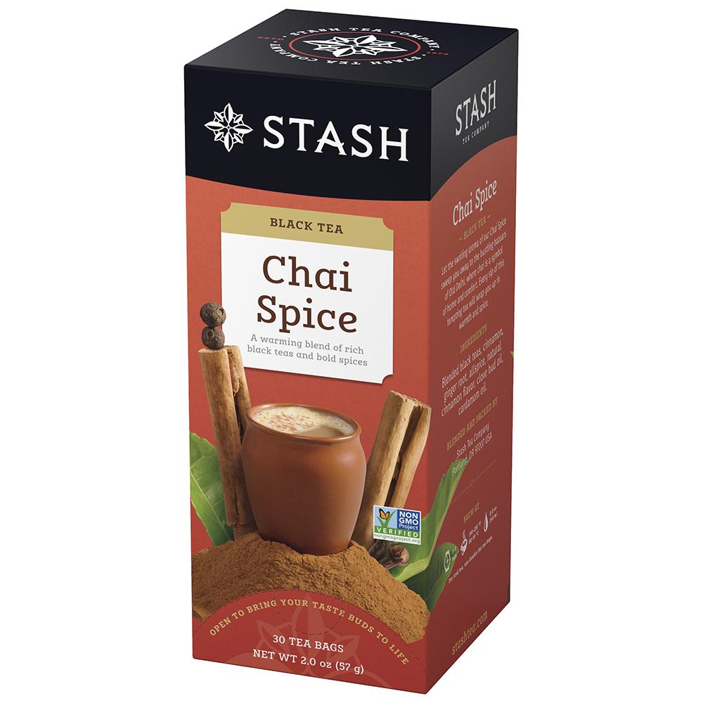 Stash Herbal Tea, Chai Spice, 30 ct