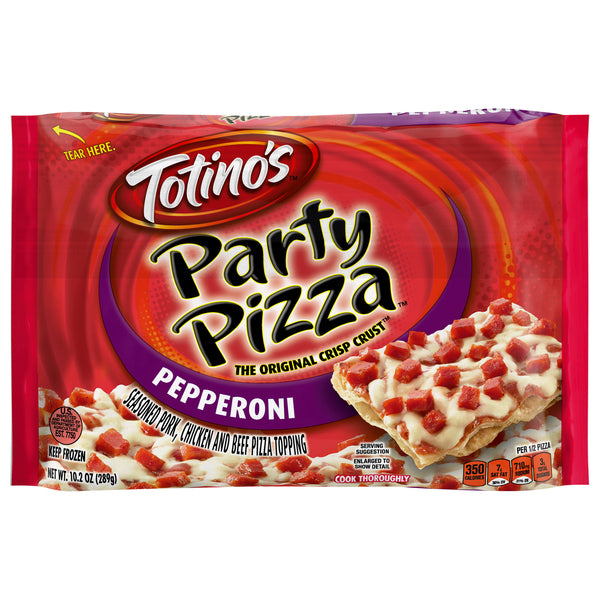 Totinos Party Pizza, Pepperoni, 10.2 oz