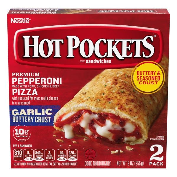 Hot Pockets, Pepperoni Pizza, 2 ct